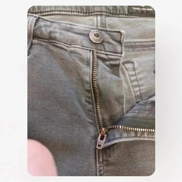 Adriano Goldschmied Super Skinny  Ankle Black Wash Jeans Size 29R - Picture 8 of 9